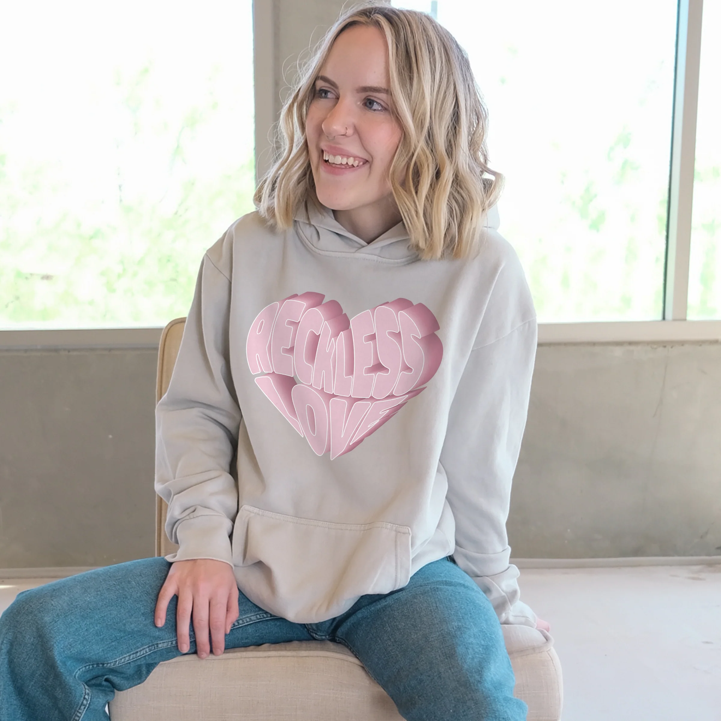 Reckless Love Pullover Hoodie - Image 2