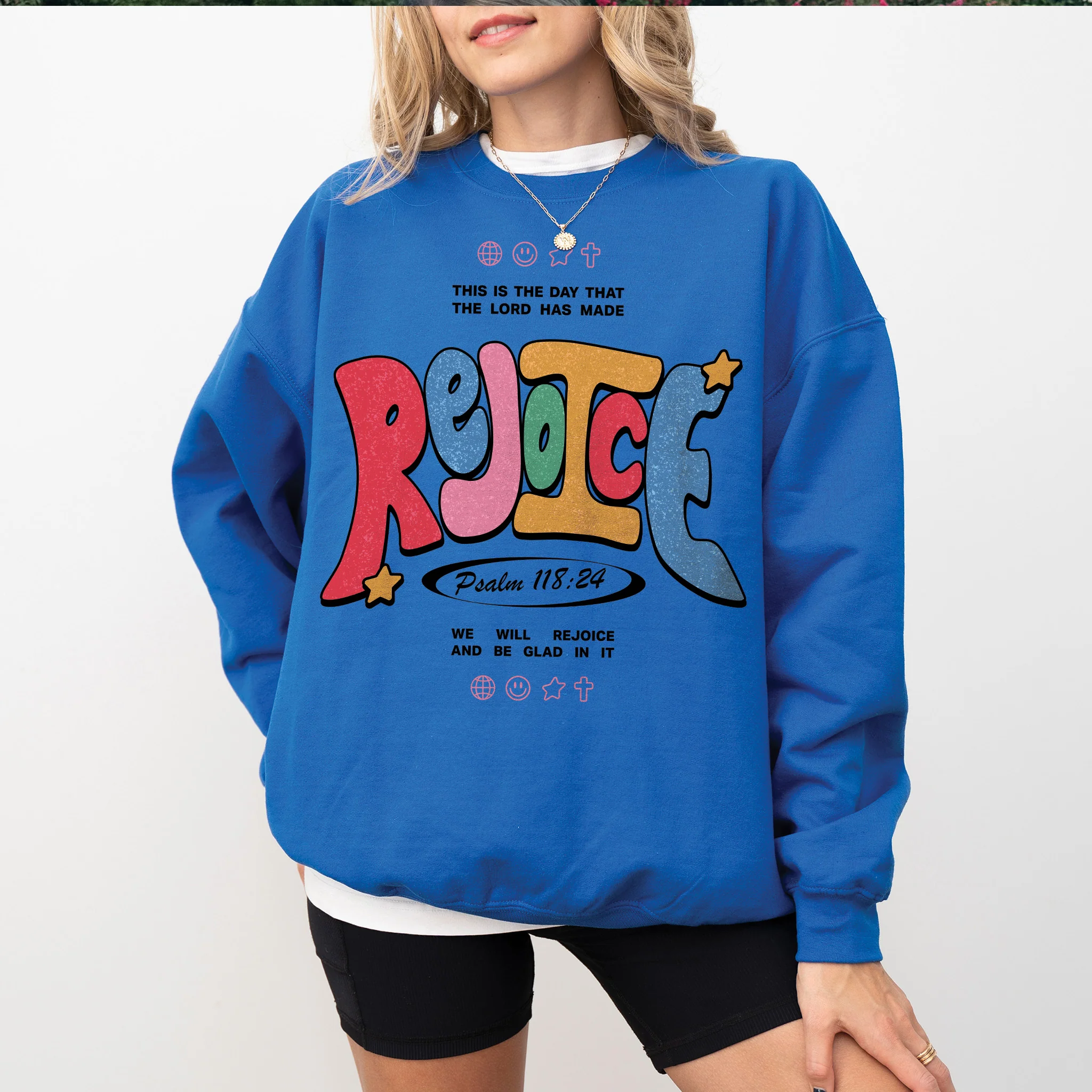 Rejoice Crewneck Sweatshirt