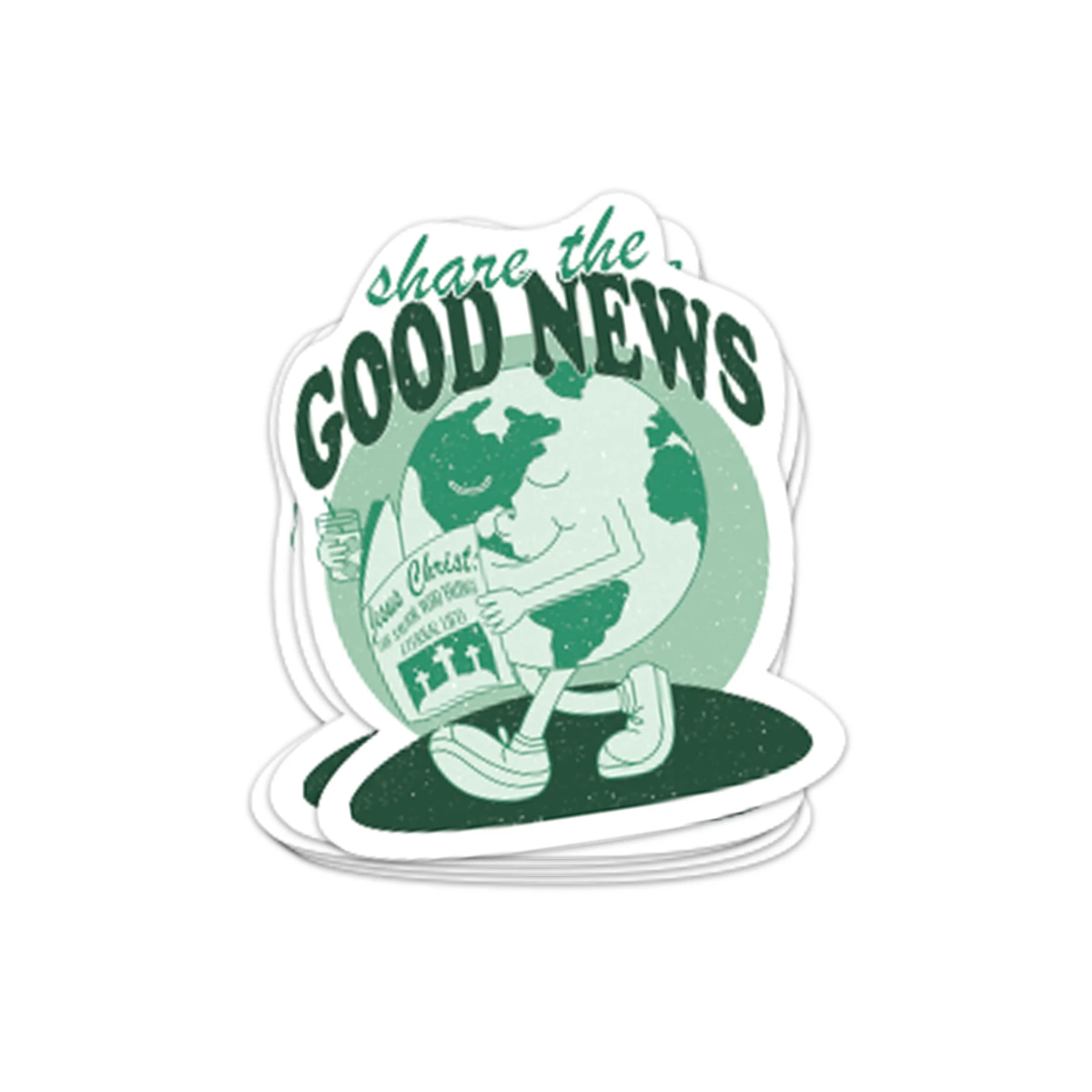 Share The Good News Sticker