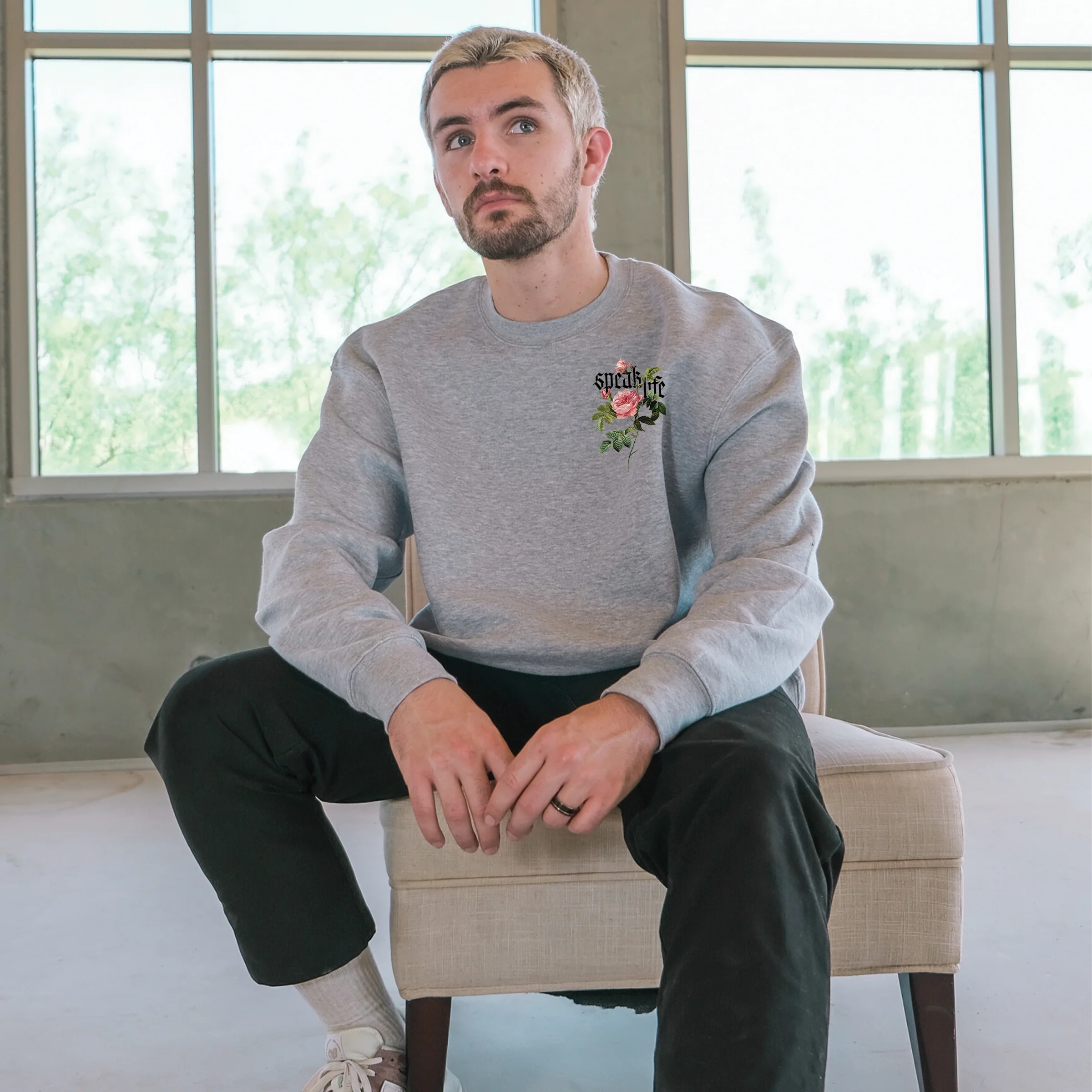 Speak Life Crewneck Sweatshirt - Image 3