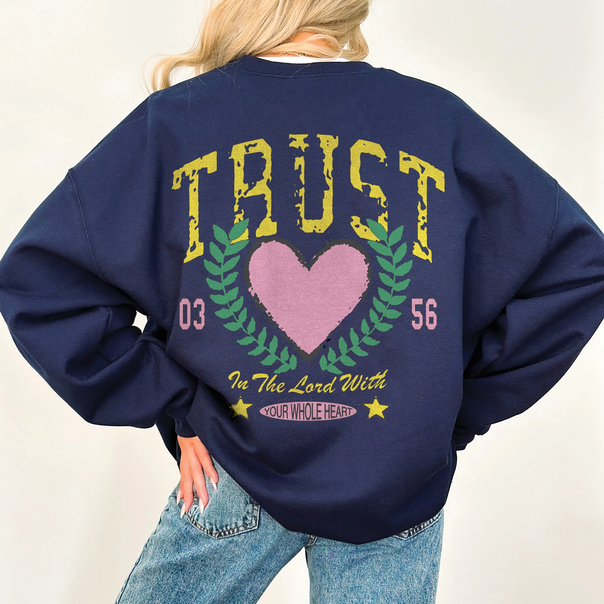 Trust in the Lord Crewneck Sweatshirt - Image 2