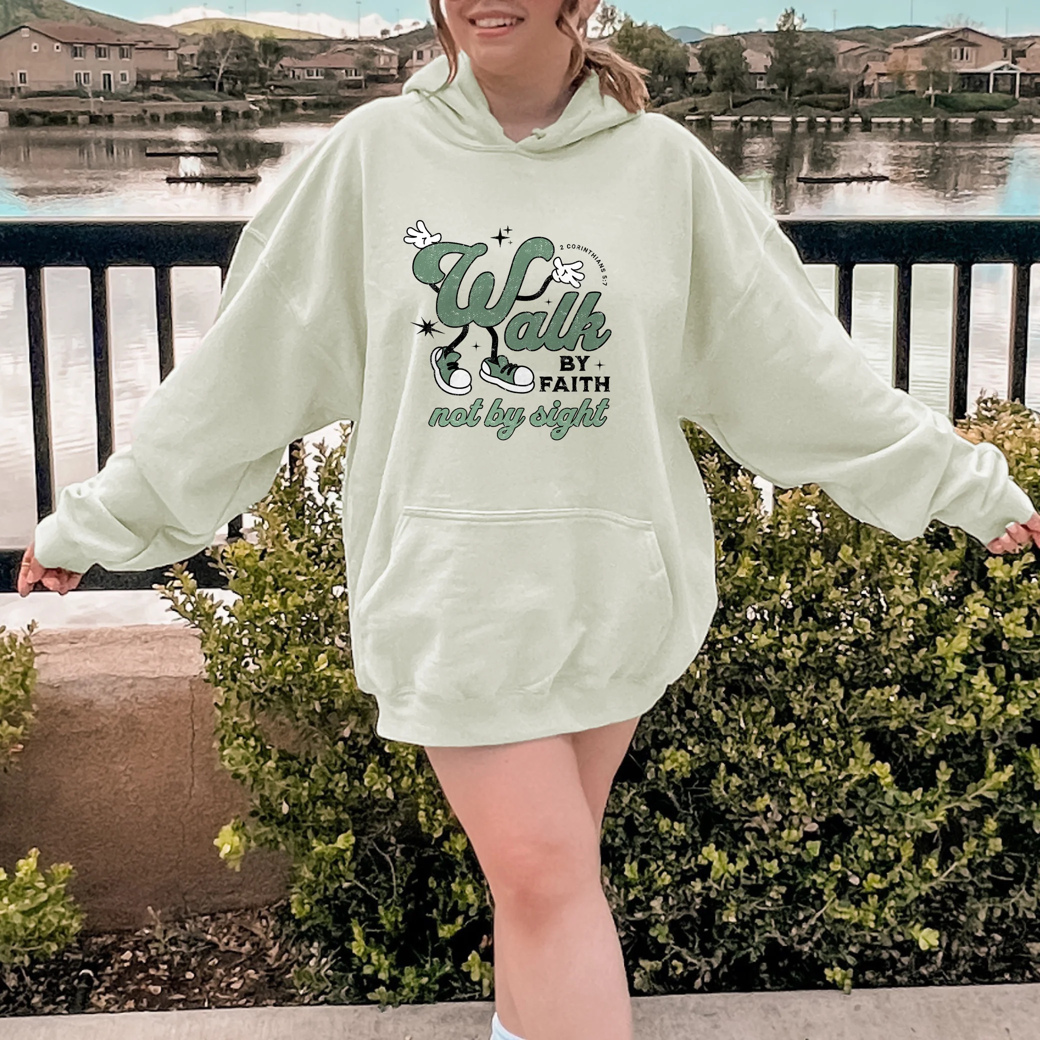 Walk By Faith Pullover Hoodie