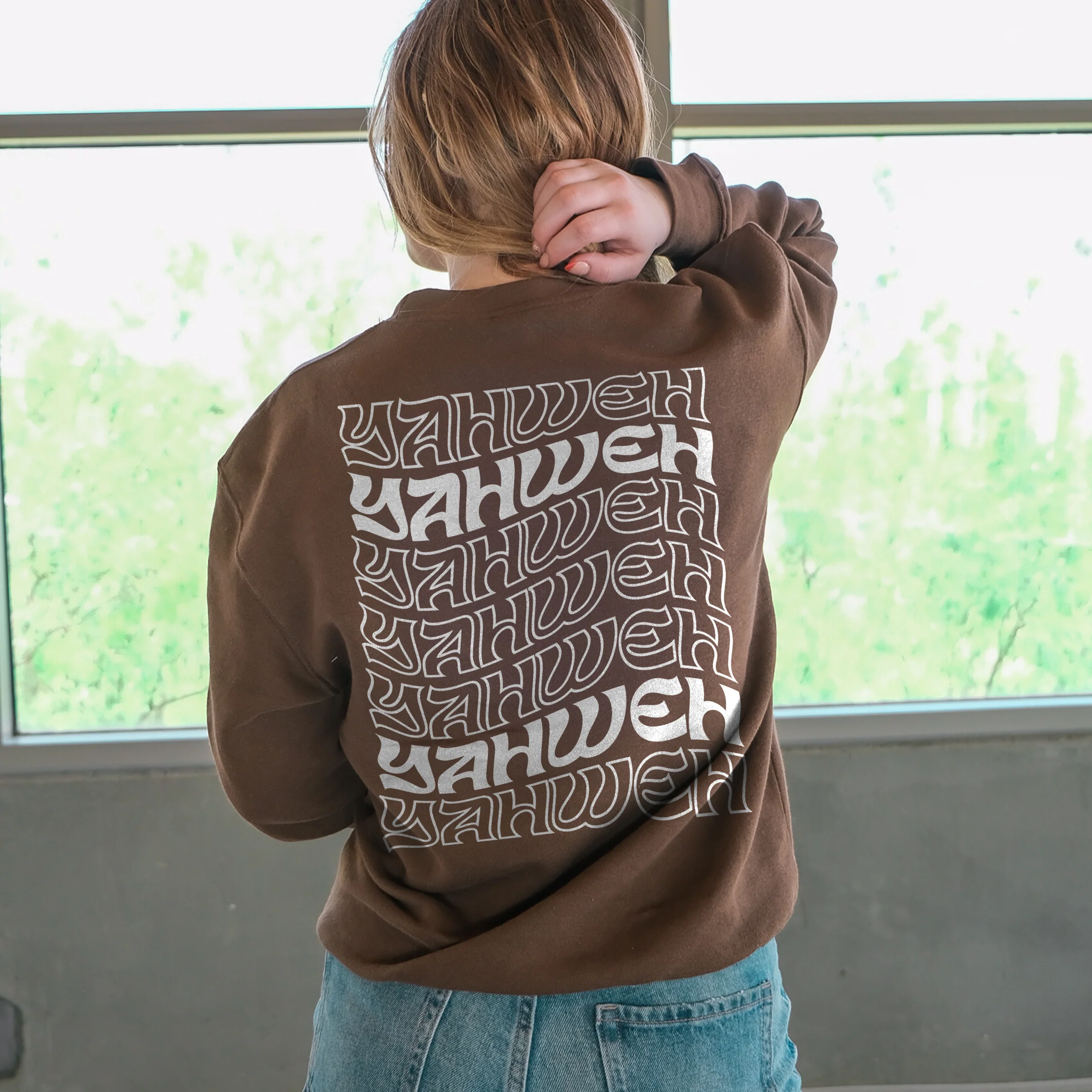 YHWH Crewneck Sweatshirt - Image 3